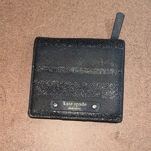 Kate Spade Black mini Wallet EUC